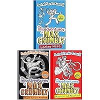 The Misadventures of Max Crumbly Series 3 Books Collection Set by Rachel Renée Russell (Locker Hero, Middle School Mayhem & M