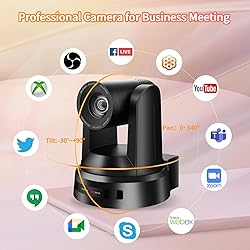 HCSTVCON USB PTZ Camera 20X Optical Zoom,1080P