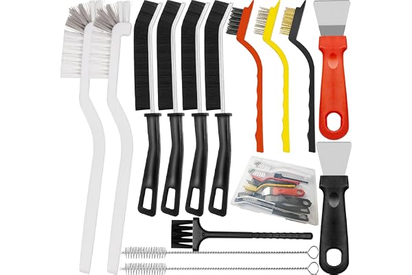 15PCS Cleaning Brush Cleaning Supplies,Multifunctional Crevice Cleaning Brush Gap Cleaning Brush,Hard Bristle Scrub Brushes f