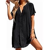Spicy Sandia Women‘s Quick-Dry Beach Cover Up Dress Lightweight Swimsuit Coverups Cute Summer Vacation Outfits