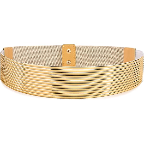 plus size gold belt for dress Final Sale Plus Size Oversized Clear Waist Belt with Gold Buckle