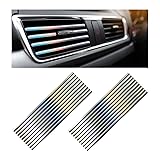 Kewucn 20 PCS Car Air Conditioner Vent Decorative