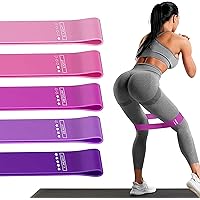 Resistance Loop Exercise Bands Exercise Bands for Home Fitness, Stretching, Strength Training, Physical Therapy,Elastic Worko
