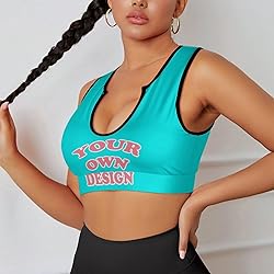 Custom Bras for Women Personalized Crop Tops with
