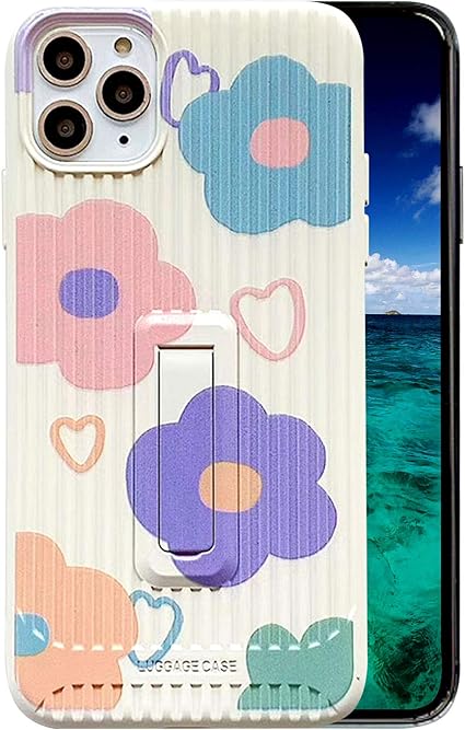 Amazon Iphone11pro ケース 花 アップル アイフォン11pro ケース 専用 Apple Iphone 11 Proカバー 対応 キックスタンド お花 かわいい 派手 可愛い スタンド付き 11プロ 携帯スマホカバー 5 8インチ ケース カバー 通販