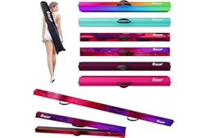 Seven Leap 6ft/8ft Folding Balance Beam, Foldable Gymnastics Balance Beam Foam for Kids and Toddlers，Folding Beam with Non Slip Rubber Base,