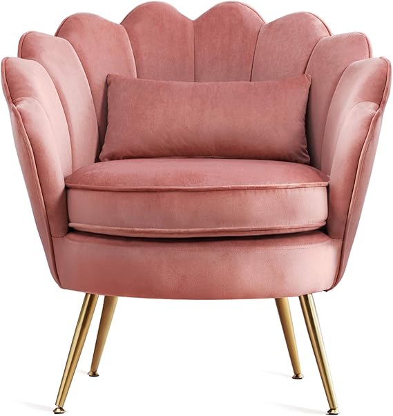 pink bedroom chair