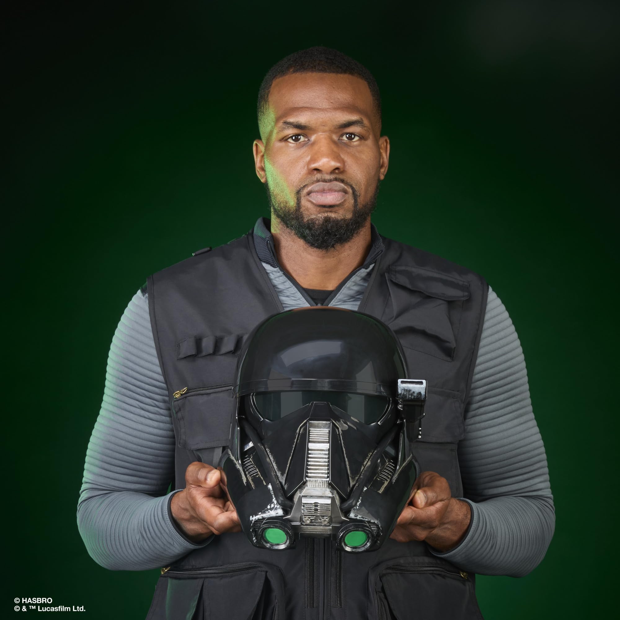 Star Wars The Black Series Imperialer Death Trooper elektronischer Premium Helm, Rollenspielartikel für Erwachsene 4