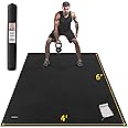 CAMBIVO Large Exercise Mats for Home Workout, 6' x 4' x 7 mm Extra Thick Workout Mats for Home Gym, Gym Mats for Jump Rope, Weights, Cardio, Fitness, Shoe-Friendly