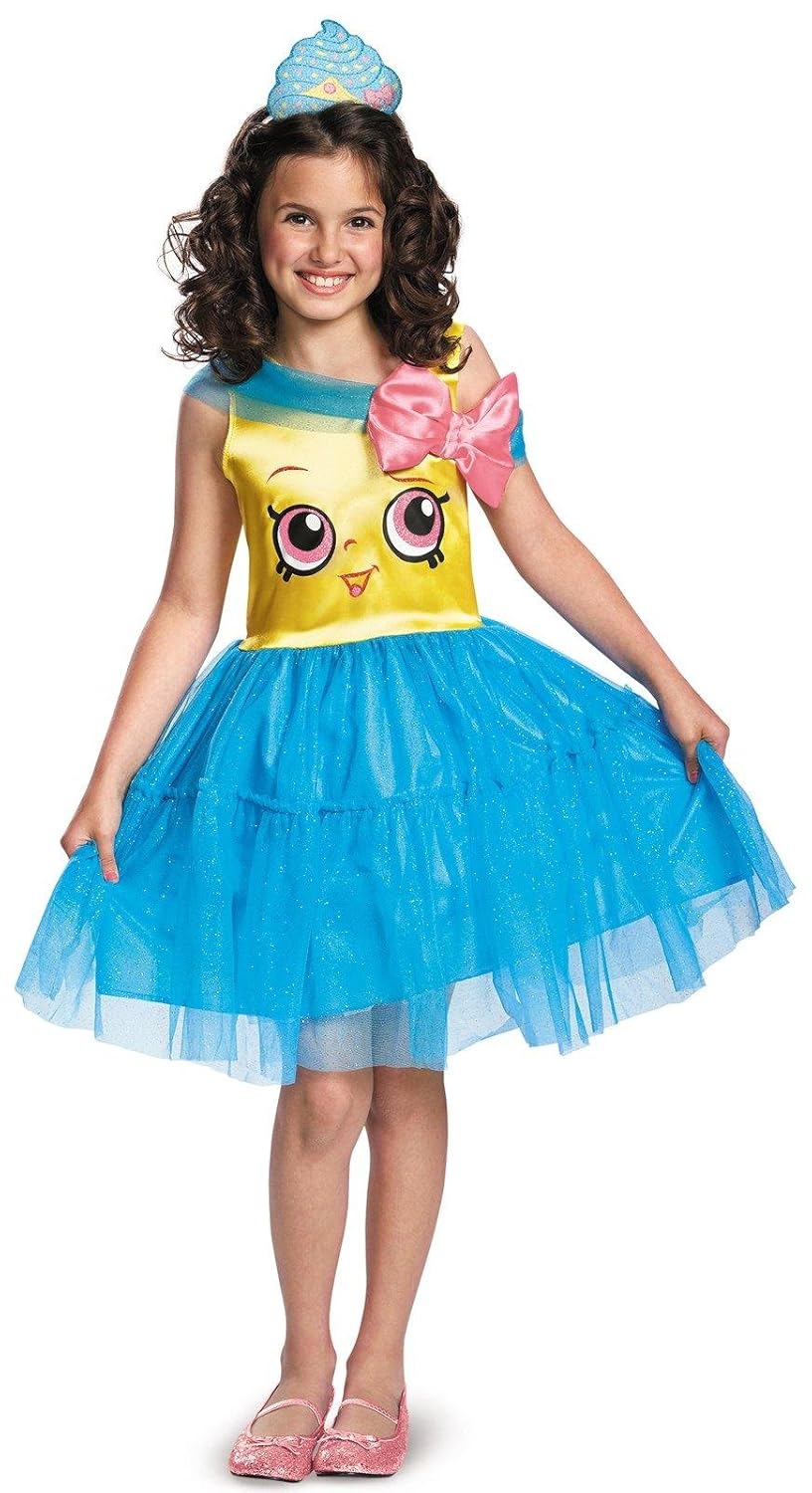 Disguise Shopkins Queen Cupcake Classic Costume, One Color, Small/4-6