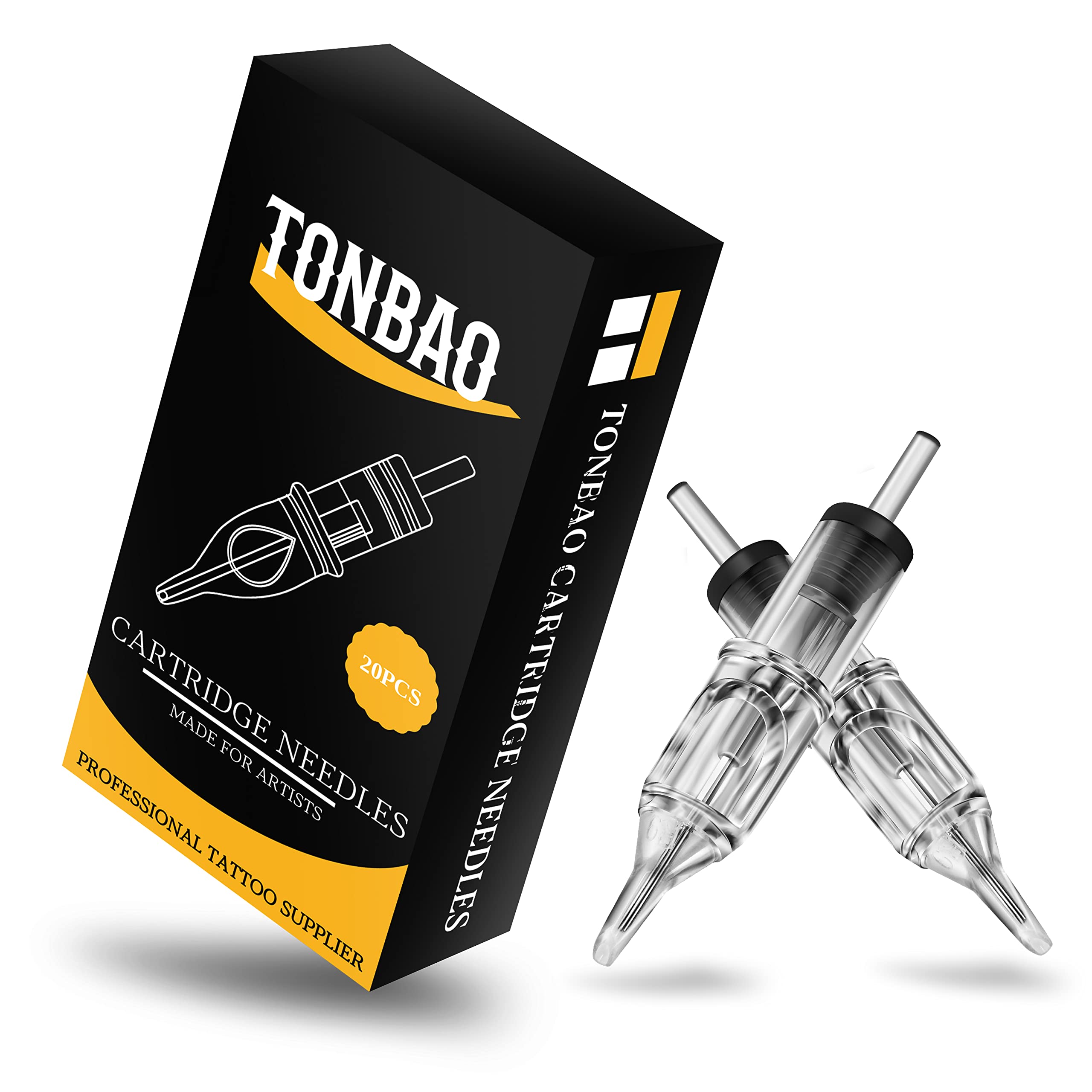 TONBAO 20PCS Disposable 1209RL 0.35MM Single Size for Beginners and Artists