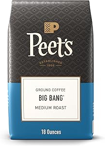 Peet's Coffee, Medium Roast Ground Coffee - Big Bang 18 Ounce Bag