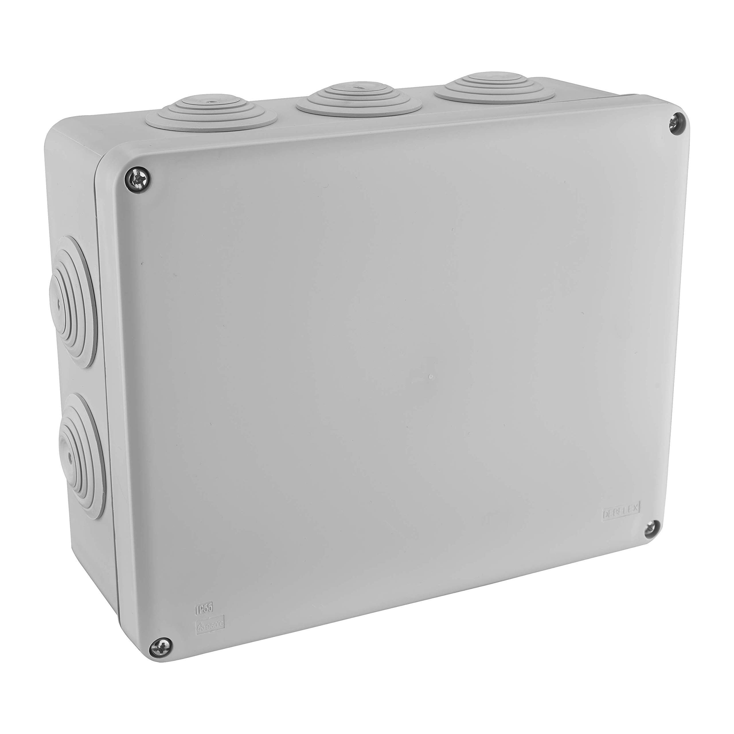 Debflex 718070 Junction Box IP55 210 x 170 / P80 Grey
