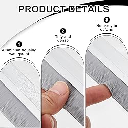 Frienda 2 Set Door Brush Bottom Sweep Brush Weather