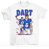 Jaxson Dart Cartoon Style New York Football T-Shirt