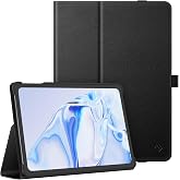 Fintie Folio Case for Onn 11" Core Tablet (2026 Model) - Black | Premium Vegan Leather, Pencil Holder, Protective Stand Cover, Compatible with Onn 11 Inch Gen5 Tablet