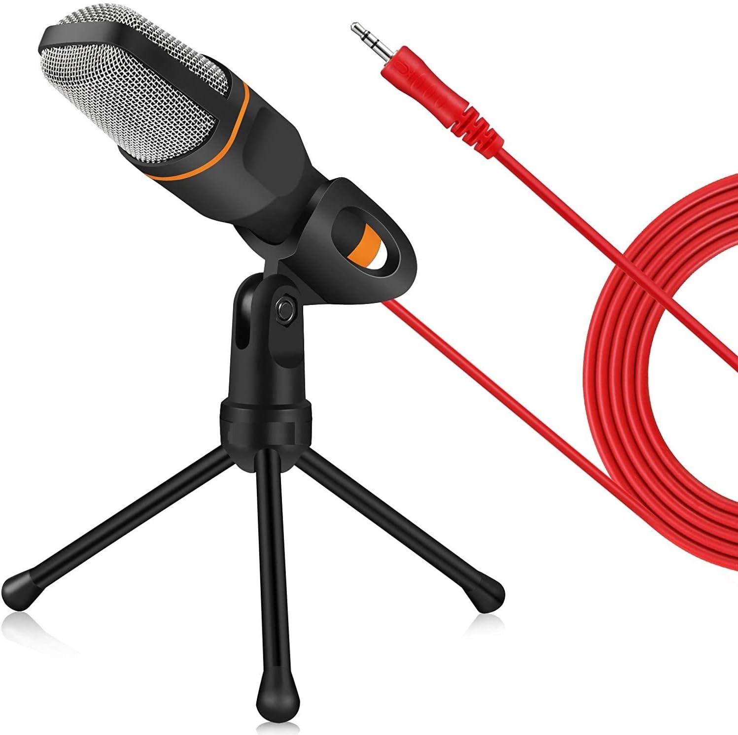 PC Microphone, 3.5mm Jack Condenser Recording Amazon.co.uk Electronics