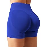 YEOREO SoftHue Women Workout Gym Impact Shorts Hidden Scrunch Butt Lifting 2.5"/3.6"/4.5"/6" Seamless Shorts
