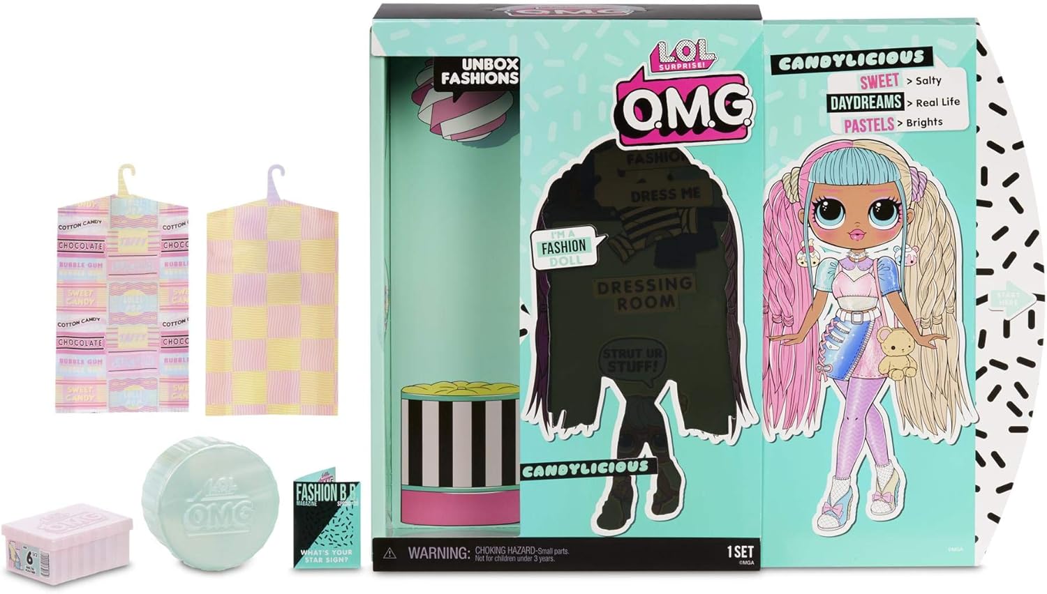 new lol omg dolls candylicious