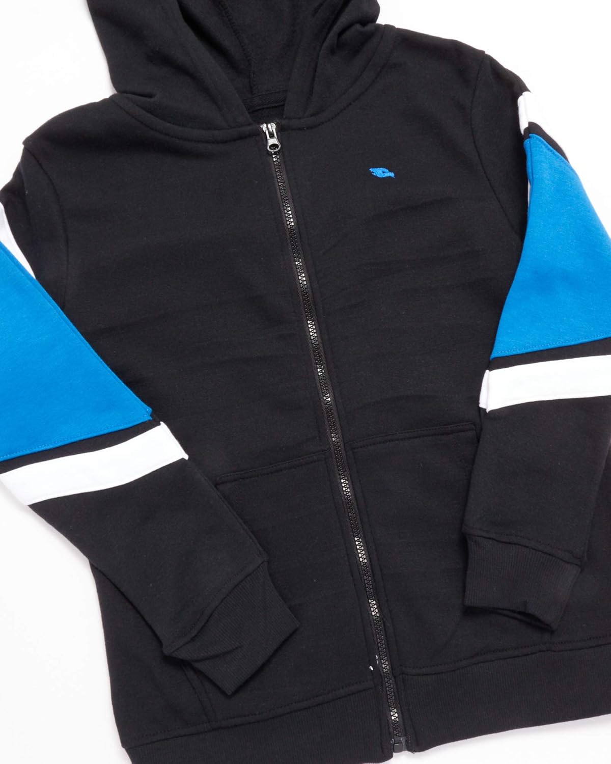 TONY HAWK Boys' Full Zip Hooded Sweatshirt with Split Pockets and Logo Crest: Clothing