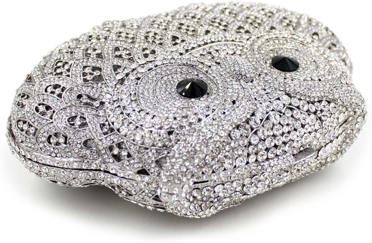 Crystal Rabbit Purse Chirrupy Chief Luxury Bling Daimond 3D Rabbit Rhinestone Clutches ...