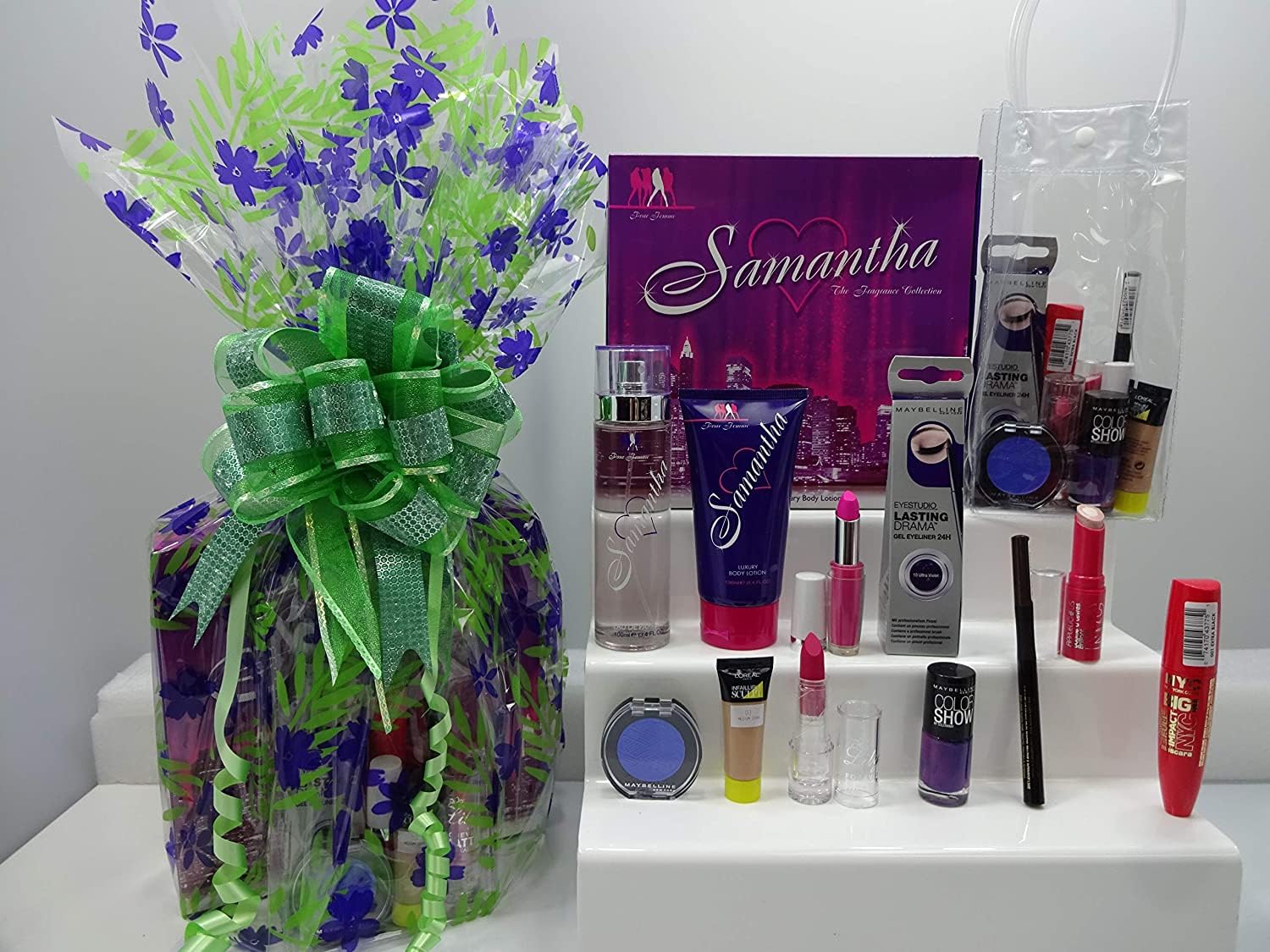 Samantha 2pc Perfume Set,10pc Bundle Make Up Kit, Perfume For Women & Make Up Bundle Gift Hamper