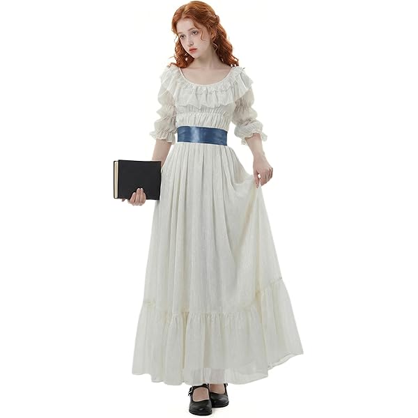 Amazon.com: miccostumes Women's Rococo Dress Marie Antoinette Costume Ball  Gown Victorian Dress (S) White : Clothing, Shoes & Jewelry