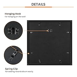 upsimples 12.5x12.5 Record Frame, Vinyl Frames for