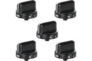TURNEGOO Upgrade 316564511 Stove Knobs Replacements, Only Compatible with Frigidaire Gas Range/Oven/Stove Knobs, Cooktop Burner Control Knob Replacement Part for AP4433359 (5 Packs)