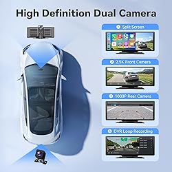 10.26" Wireless Portable Apple Carplay & Android