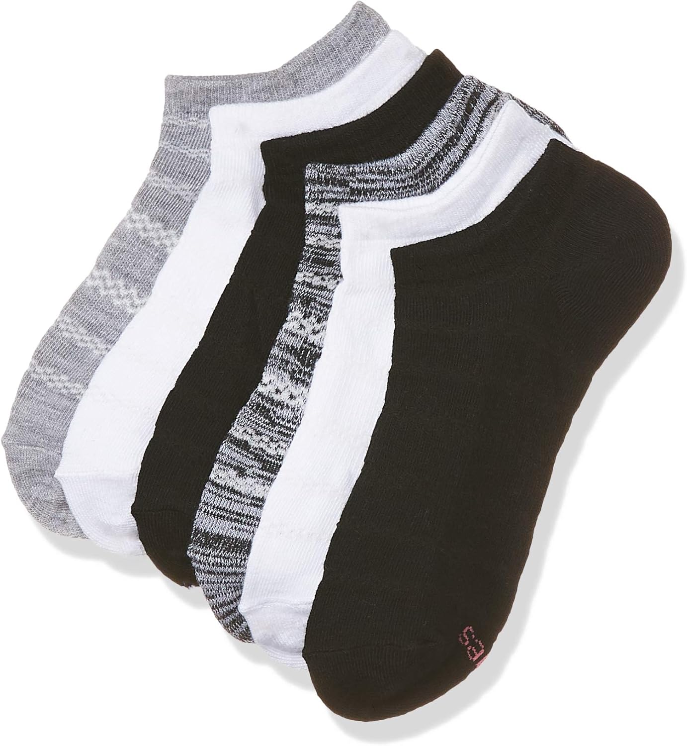 Hanes womens Lightweight Breathable Super No Show Socks 6 Pair Pack