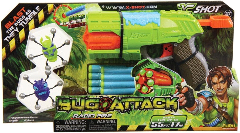 ZURU Kids Rapid Fire Blaster & Creepeez