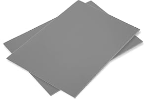Falling in Art Soft Linoleum Carving Block, 9 Inches by 12 Inches, Grey, 2-Pack