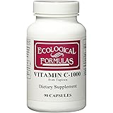 Ecological Formulas Vitamin C-1000 Capsule from Tapioca, 90 Count