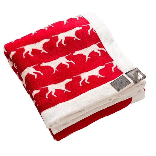 Tall Tails Dog Print Throw Blanket 40 X 60 Red Pet Supplies