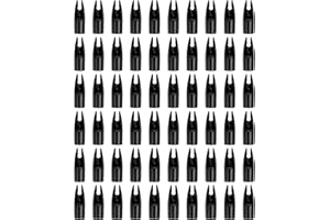 PATIKIL Archery Arrows Nocks 7mm, 60 Pcs Plastic Glue on Arrow Nock Replacement for Hunting Arrows Compound Bow Recurve Bow, 