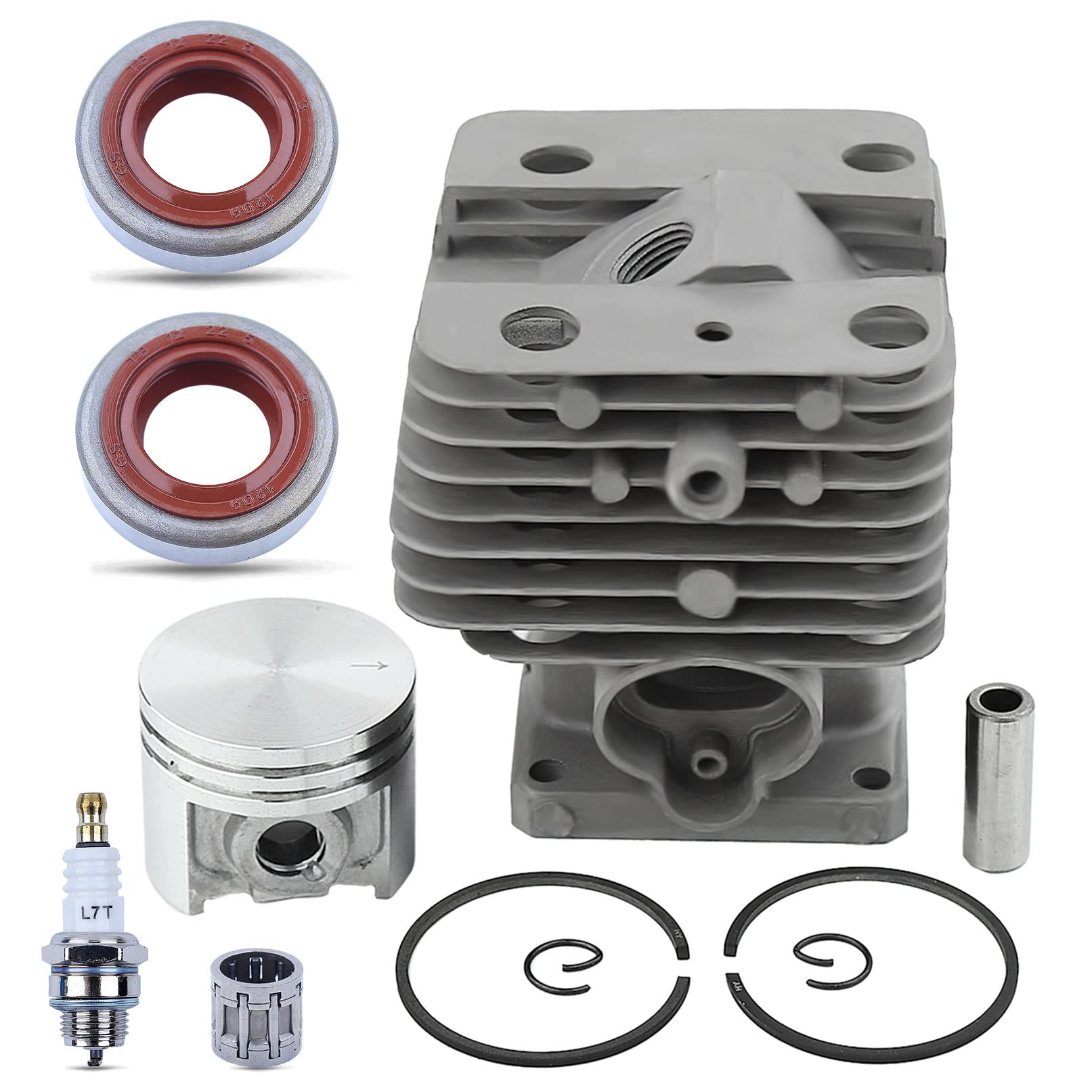 AUMEL 40mm Cylinder Piston Kit for Stihl FS250 FS250R HT250 FS120 FS200 FT250 FS202 Brushcutter Trimmer Replace 4134 020 1214