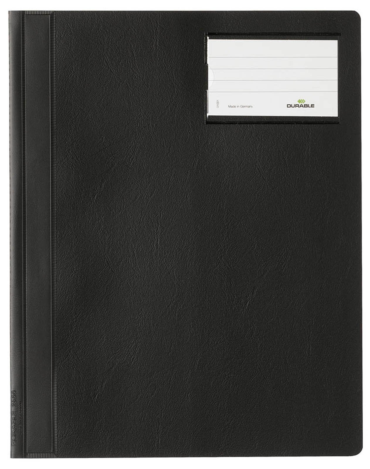 Durable 250007 Slip Folder, A4 Extra Wide (Pack of 25) - Black