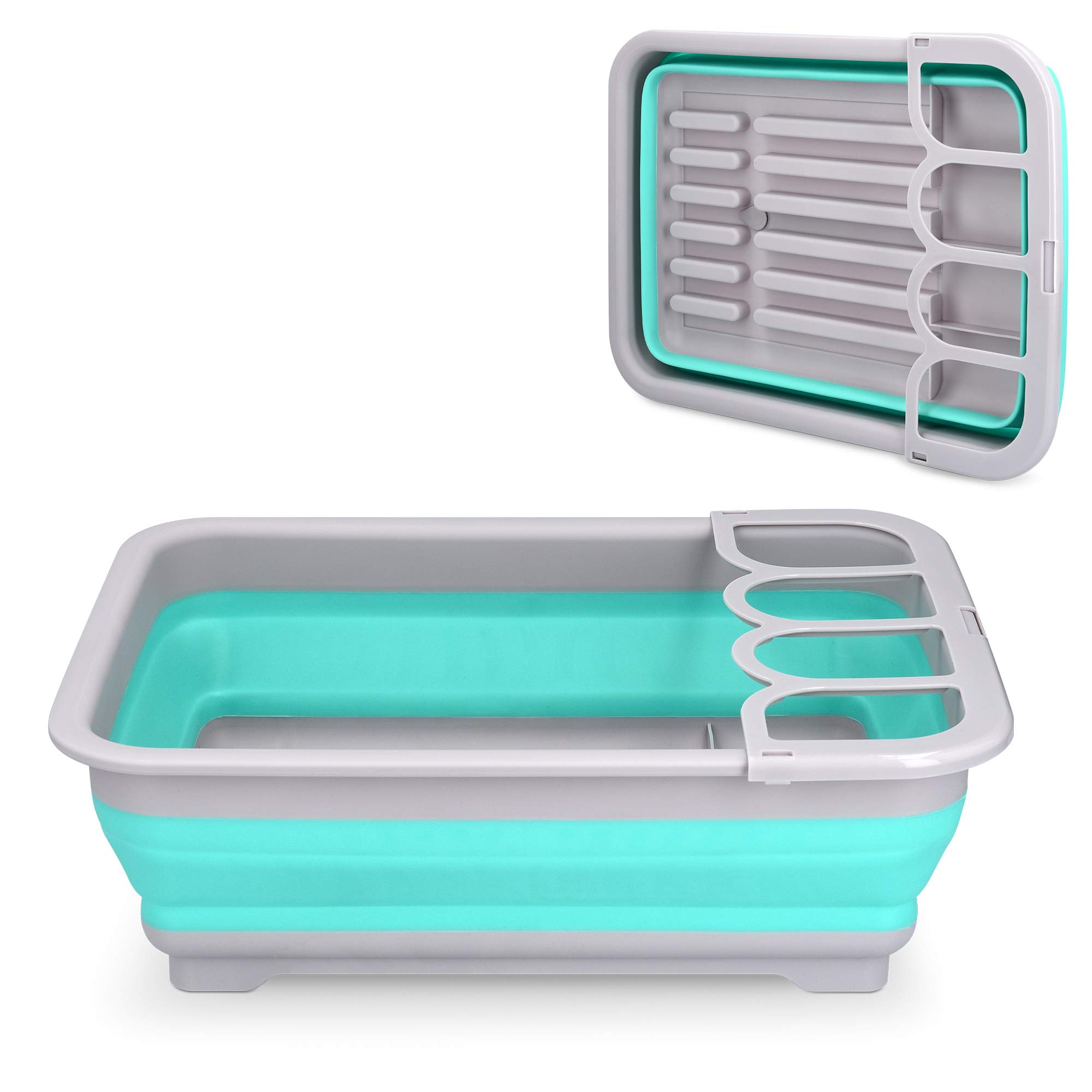 Buy Navaris Collapsible Dish Drainer Foldable Portable Dish Rack for