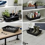 Optimal Products Large Oven Grill Rack Cleaning Soaking Tray 55x40cm view 9