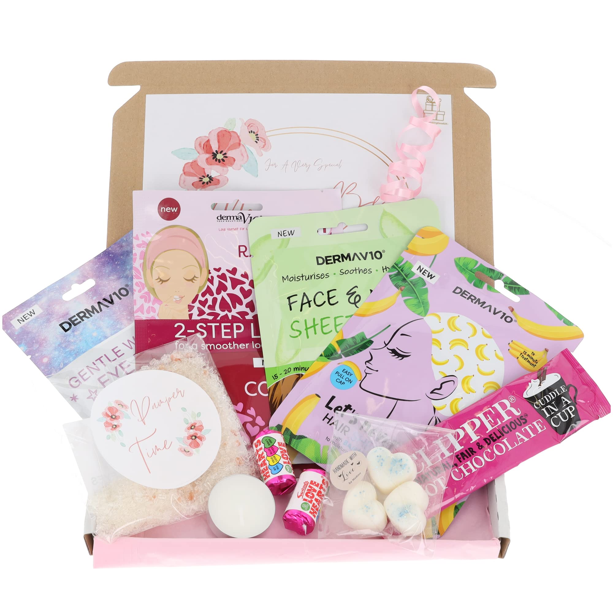 Mum To Be Pamper Treat Letterbox Gift Box Pregnancy Care Package Self Care Present (Hot Chocolate)
