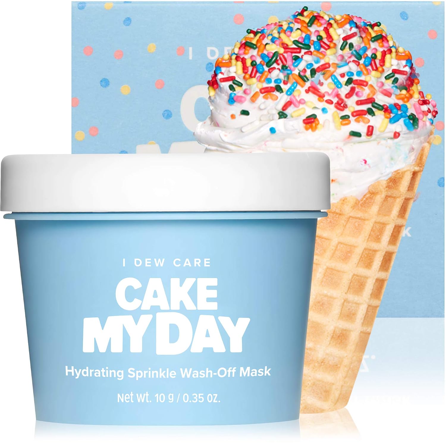I DEW CARE Cake My Day Hydrating Sprinkle Wash-Off Facial Mask