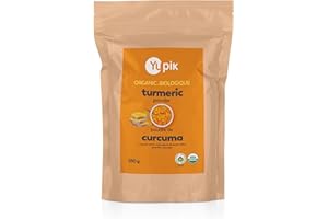 Yupik Organic Turmeric Powder, Curcuma Powder, 250g, Organic, Superfood Spice, Non-GMO, Vegan, Gluten-Free, Kosher, Rich in C