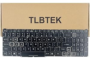 TLBTEK Backlight Keyboard Replacement Compatible with Acer Nitro 5 AN515-45 AN515-46 AN515-47 AN515-55 N20C1 AN515-56 AN515-57 AN515-58 AN517-41 AN517-45 AN517-52 AN517-55 AN517-53 Series Laptop