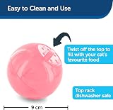 PetSafe SlimCat Interactive Feeder Pink - Adjustable Portions - Slow Feeder view 3