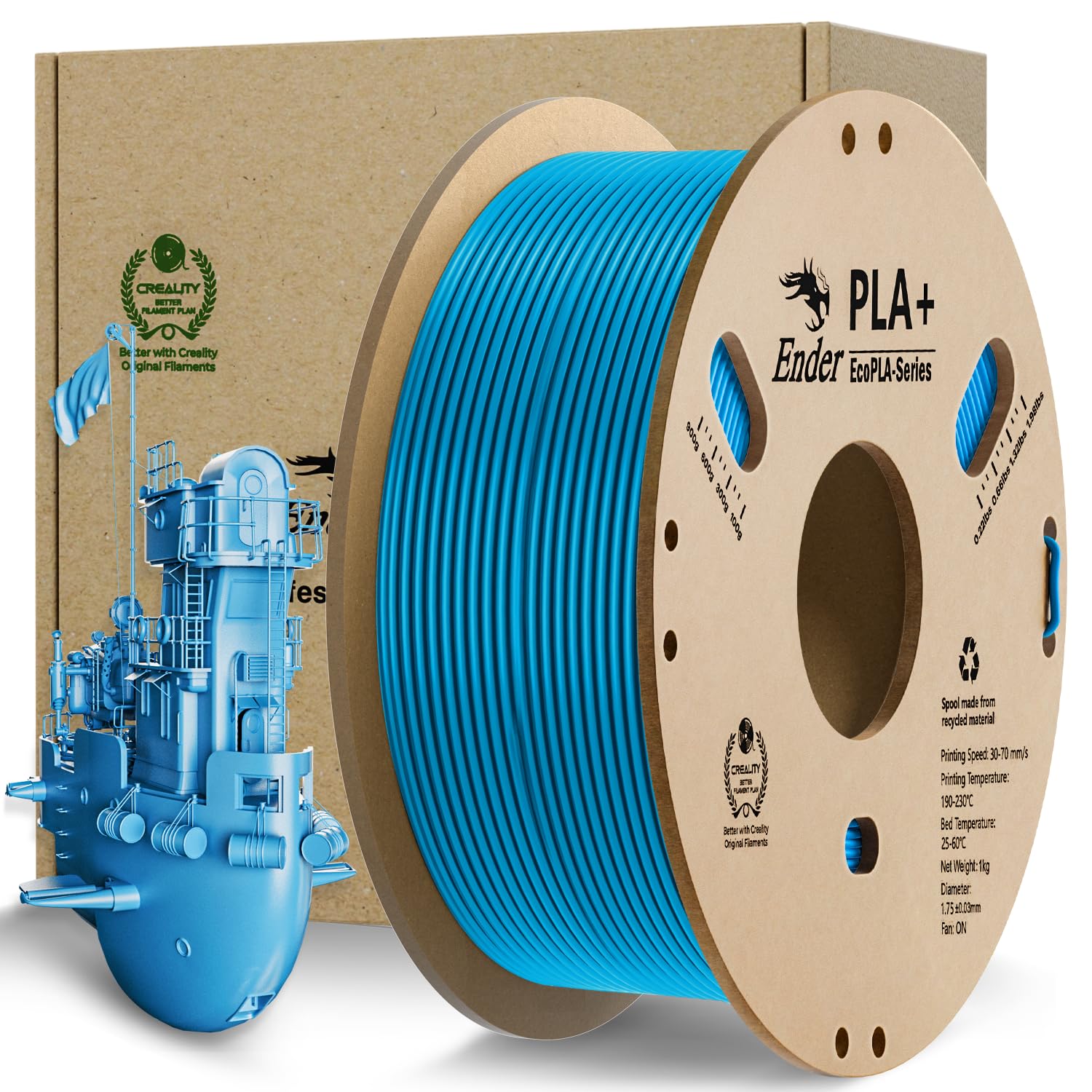 YOOPAI Creality Ender 1.75mm Light Blue Eco PLA