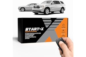 Start-X Remote Starter Kit for Dodge Grand Caravan (2011-20), Challenger (2011-14), Durango (2011-13), Chrysler Town & Country (2011-16) | Key Ignition Vehicles | Lock 3X to Remote Start | Plug N Play