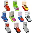 Marvel Legends Superhero Boys Socks, Toddler Socks & Kids Socks, Quality Made Little Boys Socks & Toddler Boys Avenger Socks