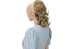 CAISHA 12" Hair Piece Braid Ponytail Extension Voluminous Wavy Dark Blonde PH211