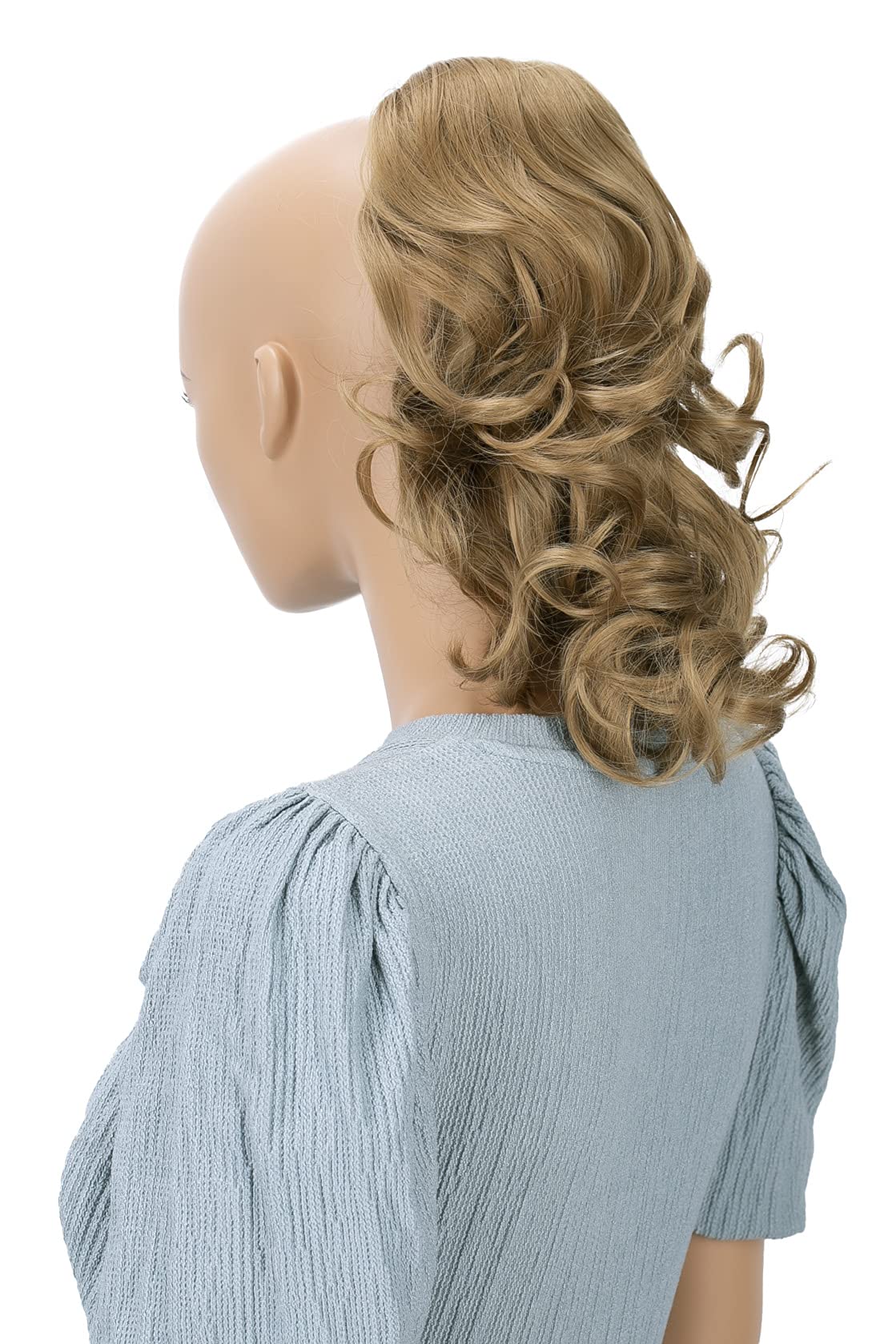 CAISHA 12" Hair Piece Braid Ponytail Extension Voluminous Wavy Dark Blonde PH211 — image 1